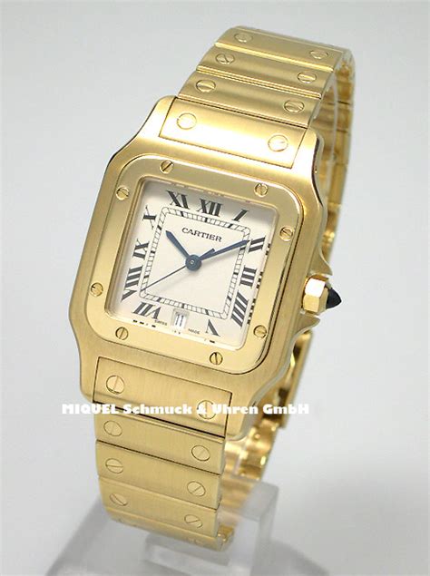 cartier uhr gold|cartier herrenuhr.